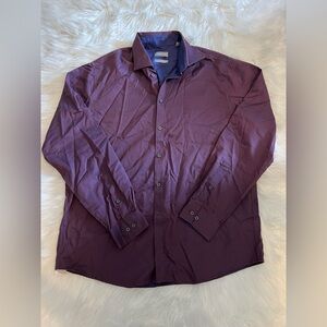 Michael Kors Men's Purple Dress Shirt